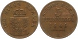 7454 Preußen 3  Pfennig 1846 A