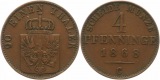 7486 Preußen 4 Pfennig 1868 C