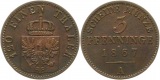 7491 Preußen 3 Pfennig 1867 A