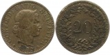 7523 Schweiz 20 Rappen 1885