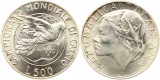 7528 Italien 500 Lire SILBER 1990