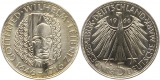 7539 BRD 5 Mark 1966 Leibniz Silber