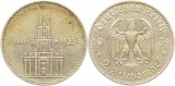 7544 3 Reich 2 Mark Kirche mit Datum 1934 F