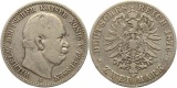 7556 Kaiserreich Preussen 2 Mark 1876 C  schön