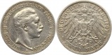 7565 Kaiserreich Preussen 2 Mark 1907 sehr schön