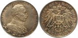 7569 Kaiserreich Preussen 2 Mark 1913 Regierungsjubiläum vorz...