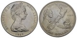 Schifffahrtsmünze; New Zealand, 1 Dollar 1969; Cu-Ni, 27,43 g...