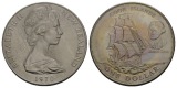 Schifffahrtsmünze; New Zealand, 1 Dollar 1970; Cu-Ni, 26,91 g...