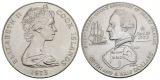 Schifffahrtsmünze; Cook Islands, 7 1/2 Dollars 1973, AG; 33,6...