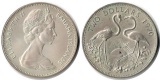 Bahamas  2 Dollar  1970  FM-Frankfurt  Feingewicht: 27,57g  Si...