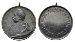 Brandenburg-Preußen, tragbare Medaille o.J.; AG, Ø 29 mm, 9,...