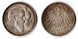 Baden, Kaiserreich  5 Mark  1906   FM-Frankfurt Feingewicht: 2...