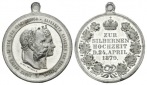 Medaille 1879, versilbert; Ø 30,5 mm, 8,29 g
