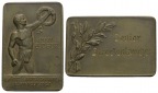 Bronzeplakette 1921; H 45,4 x B 30,7 mm, 20,62 g