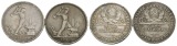 Russland, 2 Silbermünzen