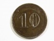 B16  Pössneck 10 Pfennig 1920 Eisen in vz+ Originalbilder