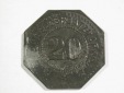 B16  Neustadt a.d.Haardt 20 Pfennig 1917 Zink achteckig in ss-...