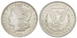 USA, Dollar, 1921, Silber