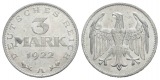 Kaiserreich, 3 Mark, 1922