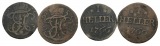 Sachsen, 2 Kleinmünzen 1766