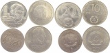 7767 DDR Lot von 4 Gedenkmünzen
