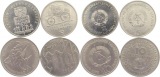 7770 DDR Lot von 4 Gedenkmünzen