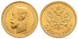 3,87 g Feingold. Zar Nikolaus II. (1894 - 1917)