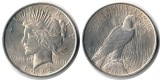 USA  1 Dollar (Peace Dollar) 1922  FM-Frankfurt Feingewicht: 2...