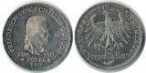 BRD  5 DM  1955 F (Friedrich von Schiller) FM-Frankfurt  Feing...