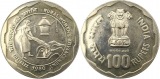 7814 Indien 100 Rupees 1980 17,50 Gramm Silber fein  vorzügli...