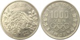 7816 Japan 1000 Yen 1964 18,50 Gramm Silber fein  vorzüglich ...