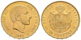 7,26 g Feingold. Alfons XII. (1874 - 1885)