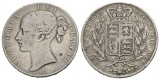 Großbritannien, Crown 1844, Silber, 27,81 g