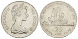 Großbritannien, 25 Pence 1973, 28,38 g