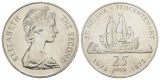 Großbritannien, 25 Pence 1973; 28,27 g