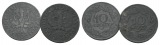 Polen, 10 Groszy 1923 , 2 Kleinmünzen