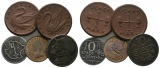 div. Notgeld, 5 Kleinmünzen