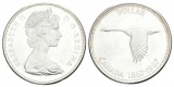 Canada, Dollar 1967, AG; 23,19 g