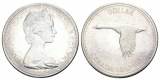 Canada, Dollar 1967, AG; 23,26 g