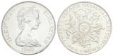 Isle of Man 1980, Crown; AG, 28,56 g, mattiert