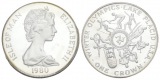 Isle of Man 1980, Crown; AG, 28,45 g, PP