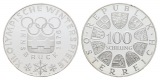 Österreich 100 Schilling 1976 - Olympia 1976 in Innsbruck PP, AG