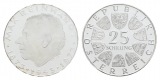 Österreich 25 Schilling 1973 - Max Reinhard PP, AG