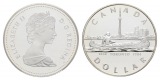 Canada, Dollar 1984; PP, AG, in Kapsel