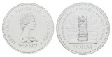 Canada, Dollar 1977; PP, AG, in Kapsel