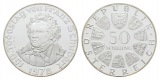 Österreich 50 Schilling 1978 - 150. Todestag von Franz Schube...