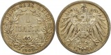 7871 Kaiserreich  1 Mark 1907 A