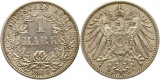 7872 Kaiserreich  1 Mark 1908 F