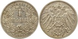 7873 Kaiserreich  1 Mark 1909 D