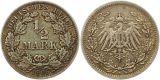 7881 Kaiserreich  1/2 Mark 1906 A
